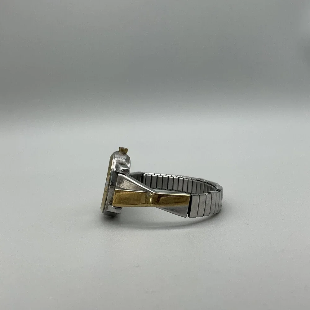 Timex Indiglo Womens Watch 25mm Gold Silver Two Tone Bracelet New Battery